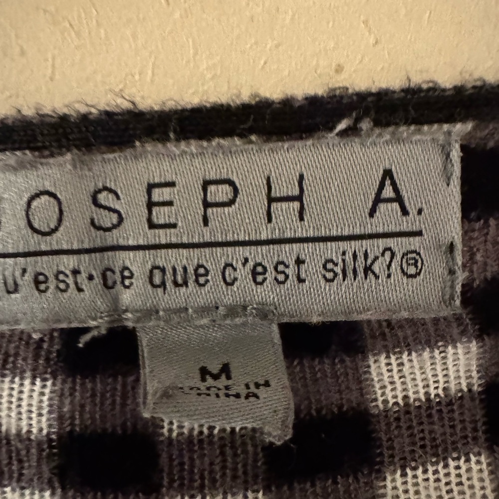 Joseph A Black and White Patterned Long Cardigan